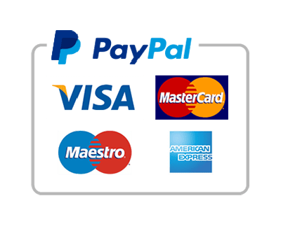 PayPal VISA MasterCard Maestro